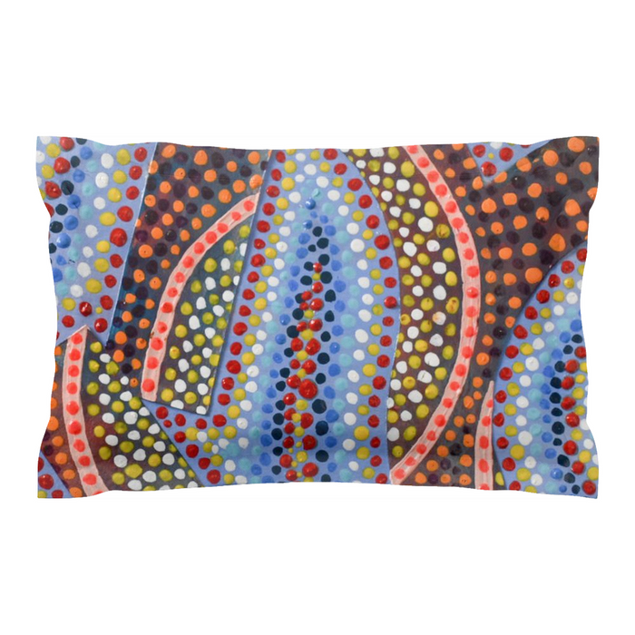 Retro Abstract Pillow Sham