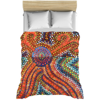 Sun King Duvet Cover