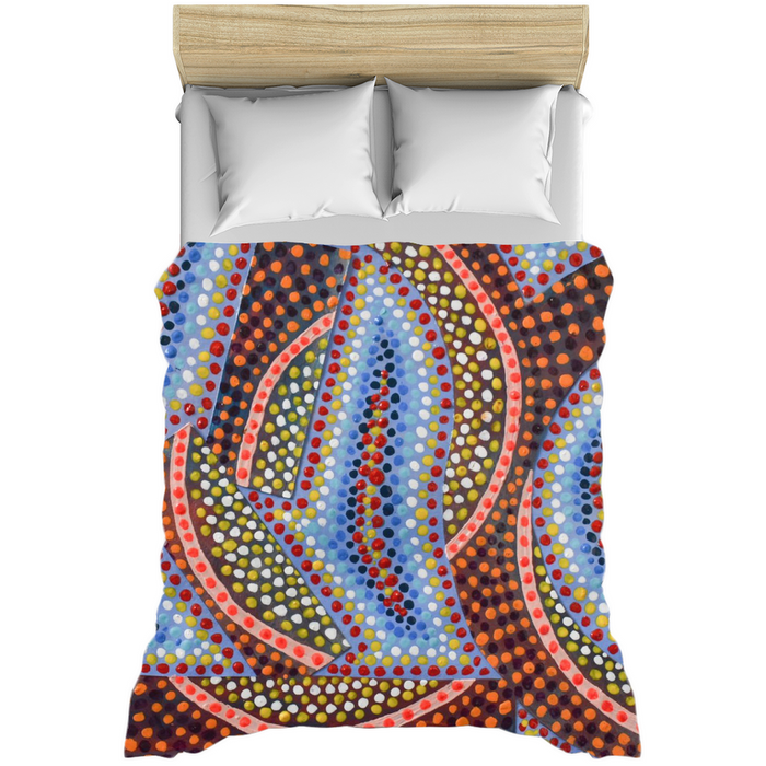 Retro Abstract Duvet Cover