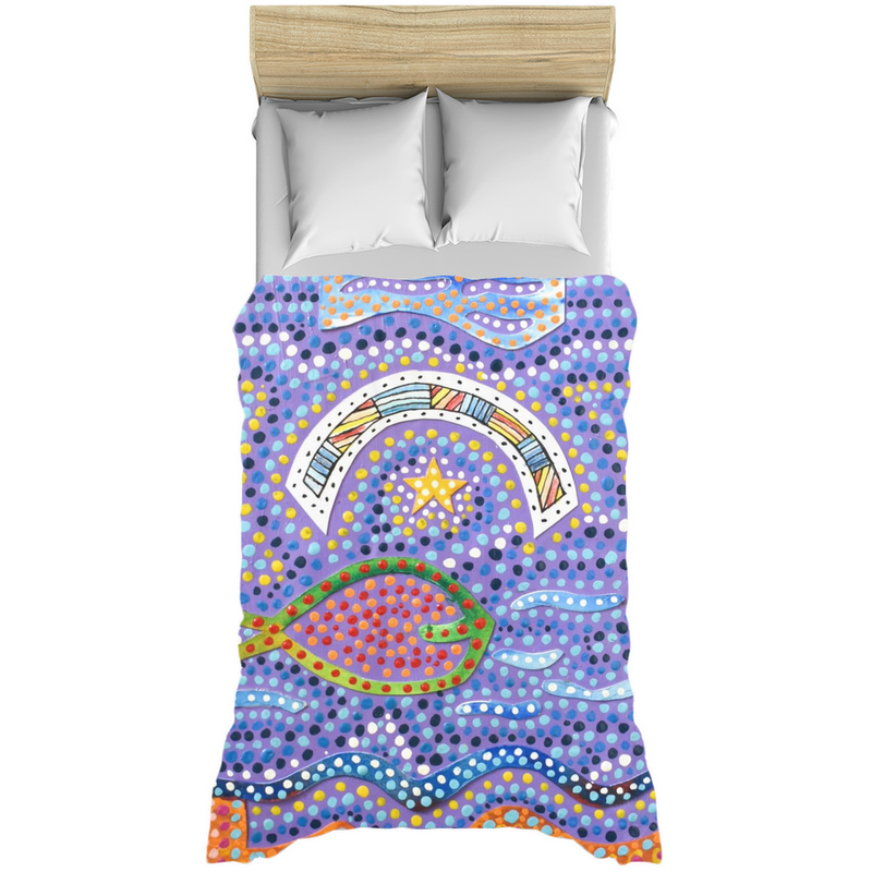 Full Moon Twin Duvet Cover