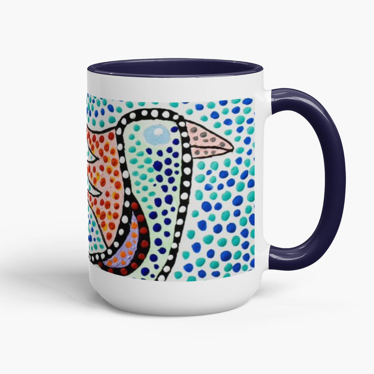 coffee mug, accent mug, whimsical coffee mug