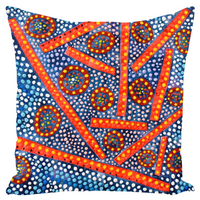 Ocean Embers Accent Pillow