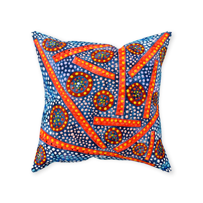 Ocean Embers Accent Pillow