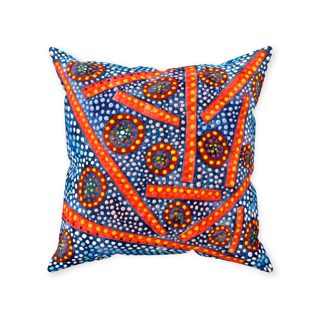 Ocean Embers Accent Pillow